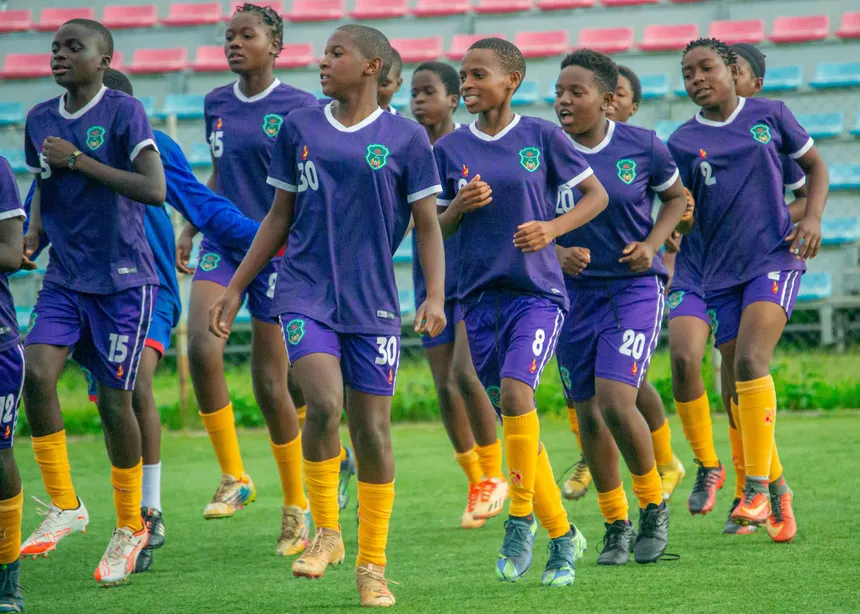 Girls football team